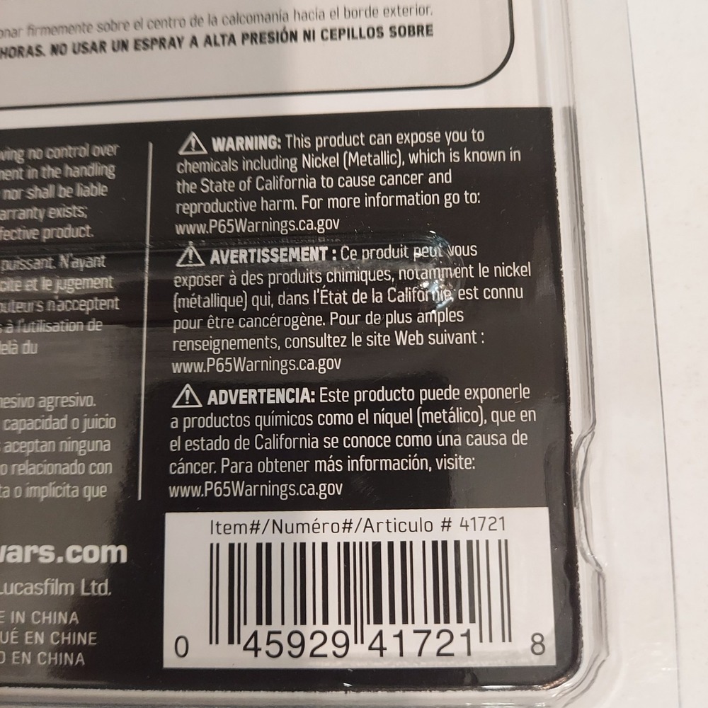 Star Wars The Mandalorian Mando's Helmet Aluminum Car Decal Silver - Picture 3 of 7